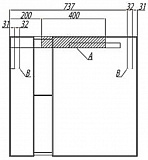 Зеркало-шкаф Акватон Марко 80x75 1A181102MO010 с подсветкой