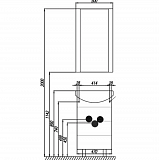 Тумба под раковину Акватон Ария 47 см 1A140201AA950