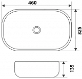 Раковина на столешницу MELANA MLN-78105