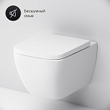C901701SC Gem подвесной унитаз FlashClean с сиденьем микролифт