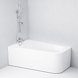 W72A-160L100W-A2 Ванна акриловая spirit  ассиметричная 160x100, без слива/перелива, левосторонняя