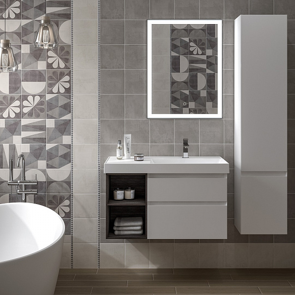 Тумба для раковины Kerama Marazzi Cubo 90 см CU.90rh\WHT