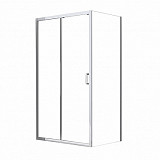 Душевое ограждение Azario ALTON 1200х800х2000, БЕЗ ПОДДОНА, (раздвижная), профиль серебро