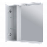 Зеркальный шкаф ДЖЕРСИ 65 с подсветкой Левый