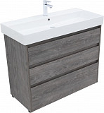 Тумба под раковину Aquanet Nova Lite 100 дуб рошелье (3 ящика) 00302479