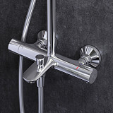 F0780564 Like душ.система, набор: смеситель д/ванны/душа с термостатом, верх.душ.d 250 мм, ручной ду