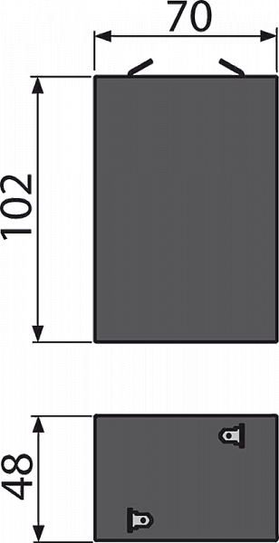 Аккумулятор для сенсорных устройств AlcaPlast AEZ330