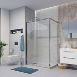 Душ.ограждение NG-62-13A-A80 (130*80*190) прямоугольник, дверь раздвижная, 2 места