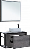 Тумба под раковину Aquanet Nova Lite Loft 90 R дуб рошелье 00261655