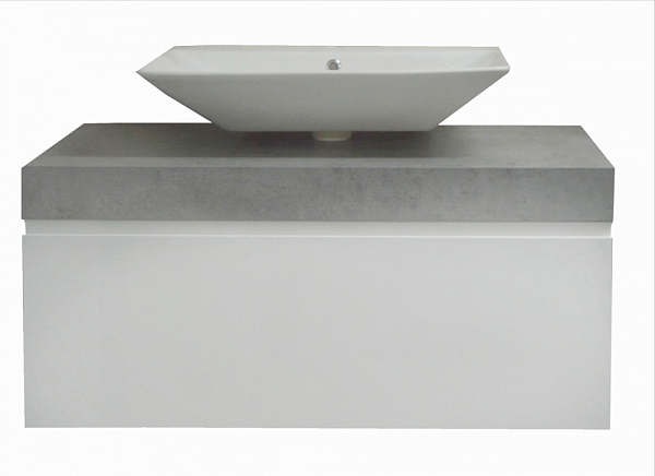 Тумба Azario LATINA 100 (1000х450х500) под накладную раковину