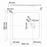 19T03 Душевые поддоны Wasserkraft