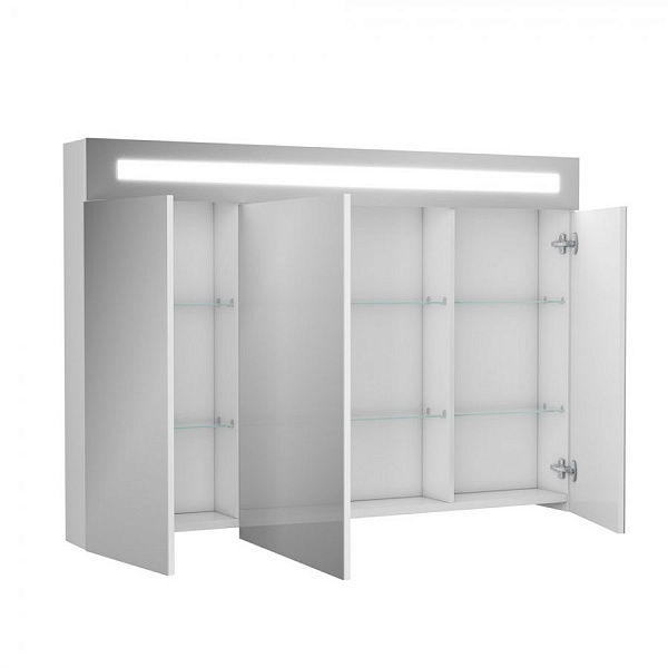 Зеркальный шкаф Lagerta 105 с LED подсветкой