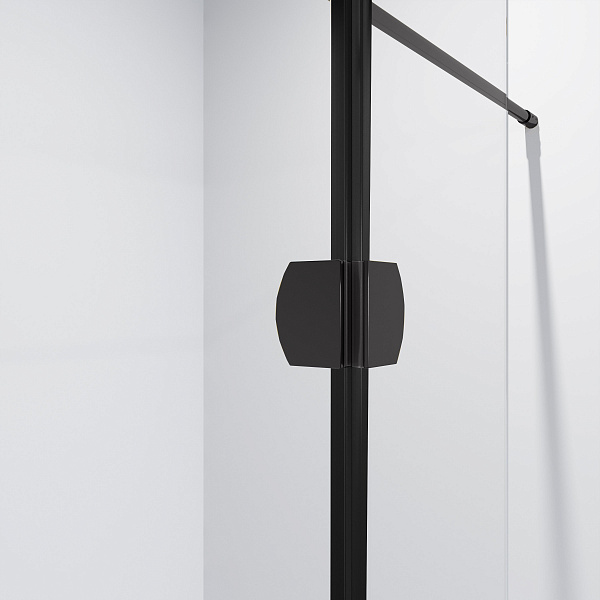 Душ. перегородка NG-682-90 BLACK (90x195), 1 место