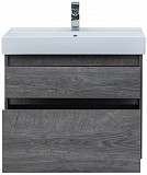 Тумба под раковину Aquanet Nova Lite 75 дуб рошелье (2 ящика) 00242273