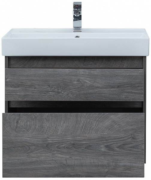 Тумба под раковину Aquanet Nova Lite 75 дуб рошелье (2 ящика) 00242273