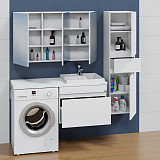 Тумба "Марс 69" 1 ящ, подвесная (ум. Юпитер 1300*500 литой мрамор)