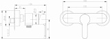 Смеситель для душа Bravat Stream F93783C-01A
