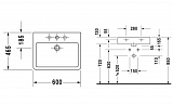 Раковина Duravit Vero 0454600000 60 см