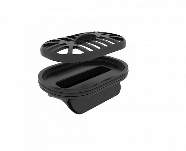 Душевой лоток Pestan Confluo Frameless Line 750 Black Matte