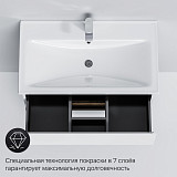 M85AFSX0802WG X-Joy, База под раковину, напольная, 80 см, 2 ящика, белый глянец