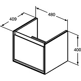Тумба под раковину Ideal Standard Connect Air E0844VY