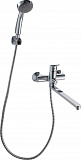 Смеситель для ванны с длинным изливом с аксессуарами Bravat Drop-D F648162C-LB-RUS