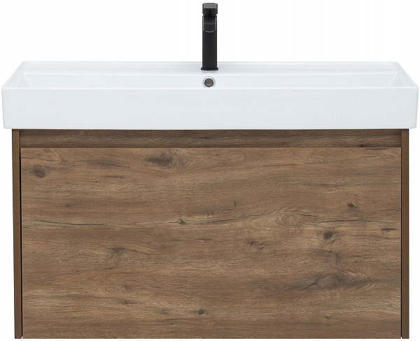 Тумба под раковину Aquanet Nova Lite 90 дуб рустикальный (1 ящик) 00249517
