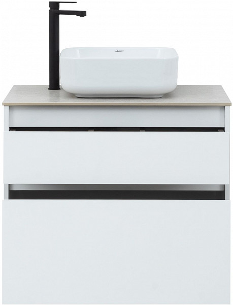 Тумба под раковину Aquanet Nova Lite 75 белый (2 ящика) 00242272
