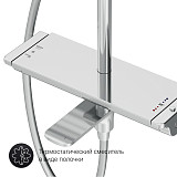 F0770A500 Spirit V2.0 душ.система, набор: смеситель д/ванны/душа с термостатом, верхн. душ d 250 мм,