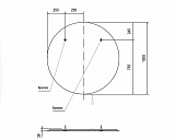 Зеркало Velvex Julia 100 см zkJUL.100