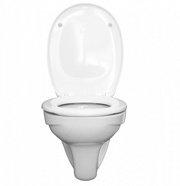 Подвесной унитаз  Fluenta BASIC в комплекте с крышкой Fluenta Basic Soft-Close Pestan