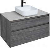 Тумба под раковину Aquanet Nova Lite 100 дуб рошелье (2 ящика) 00242582