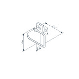 A9034122 Gem, Держатель для туалетной бумаги, черный