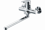 Смеситель для ванны c длинным изливом Bravat Pure F6105161C-01A