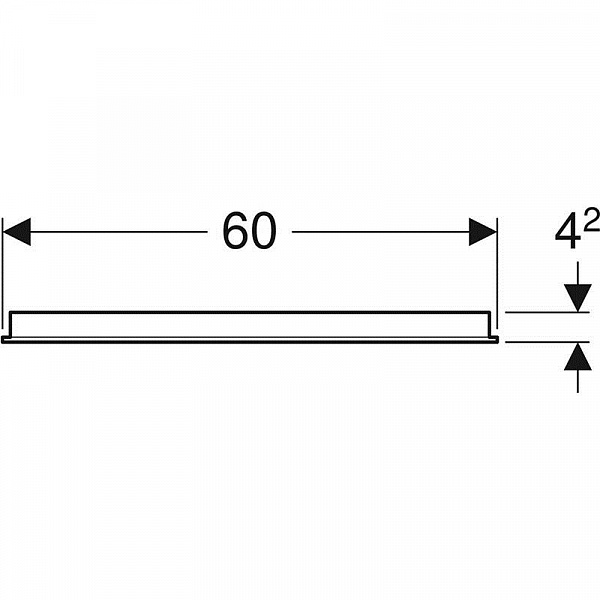 Комплект мебели "Идеальная тройка" Geberit Renova Plan, 60 см, 529.915.01.6
