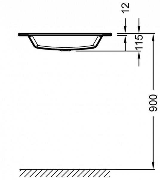 Раковина Jacob Delafon Vox  60x46 см EB2105-DD1