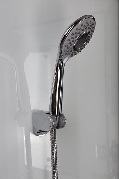 Душ.каб. NG-6703-14BKG (800х800х2000) средний поддон(26см) стекло ПРОЗРАЧНОЕ черные профиля 4 места