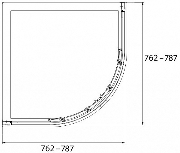 Душевой уголок Jacob Delafon Serenity E14R80-GA