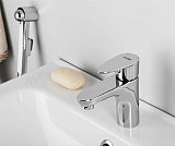 Смеситель для раковины с гигиенической лейкой Wasserkraft Leine 3508