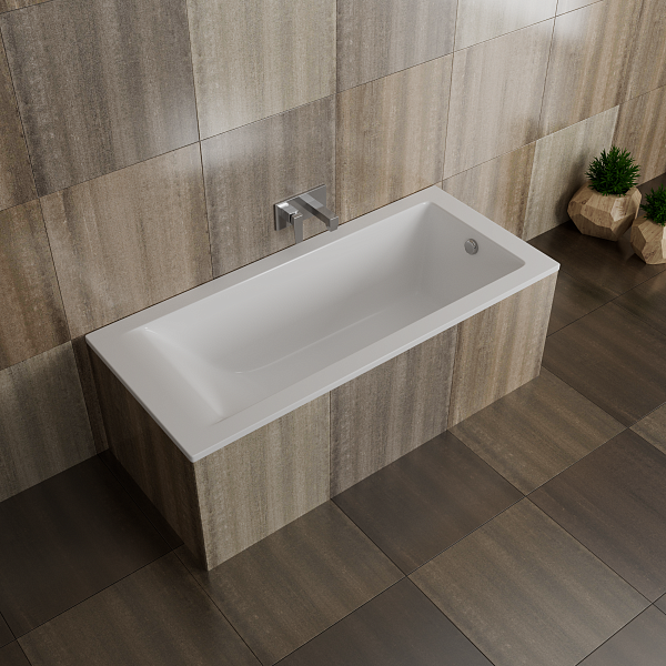 Ванна из литьевого мрамора Delice Diapason 1700х800