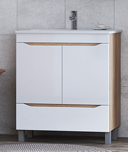 Тумба под раковину VIGO Grani  75 см tn.GRI.OSK.75.2D.1Y дуб сонома