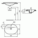 Раковина Ideal Standard Connect 65 см E5040MA