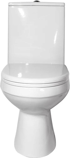 Унитаз-компакт Оскольская керамика Фиона Премиум, нижний подвод воды, косой выпуск, с микролифтом