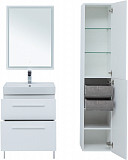 Тумба под раковину Aquanet Nova 60 белый (2 ящика) 00242279