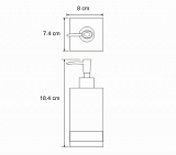 Дозатор для жидкого мыла Wasserkraft Inn K-4399