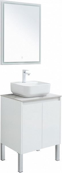 Мебель для ванной Aquanet Nova Lite 60 белый глянец (2 дверцы) 00302532
