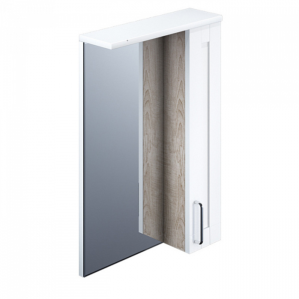 Шкаф-зеркало, 50 см, Sena, IDDIS, SEN5000i99