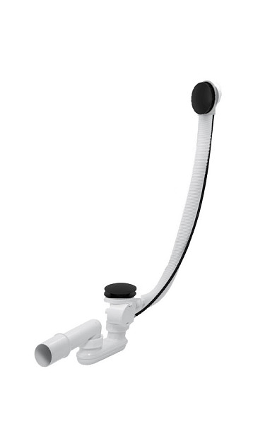 Слив перелив п/автомат Vega V55К 120см BLACK