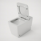 Унитаз GR-PR-5501 impuls (590*360*440) БЕЛЫЙ напольный с тонкой крышкой, 1 место