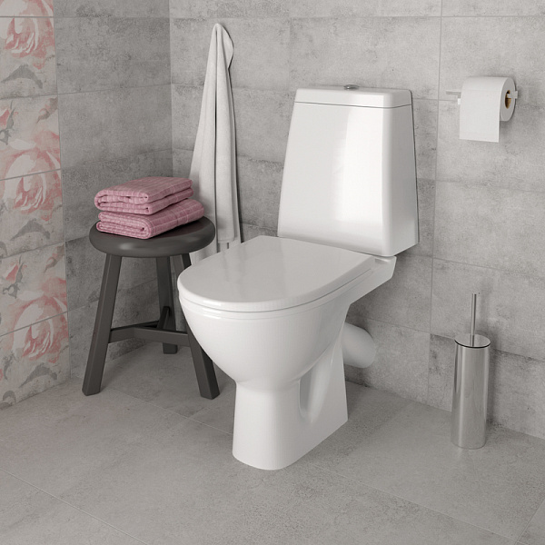 Унитаз-компакт Cersanit GRANTA 031 S-KO-GRA031-3/6-DL-n-w с микролифтом